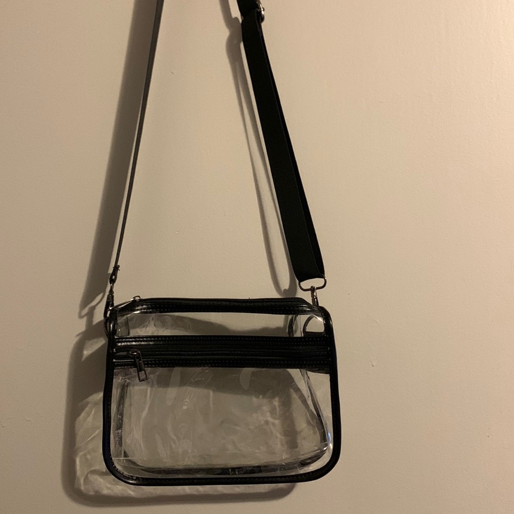 Clear cross body bag
